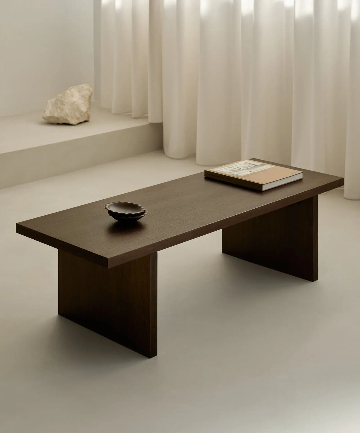 54936162369922 Mesa de Centro Rectangular en Madera Tokyo (120x45 cm) Mesas de Madera Northdeco