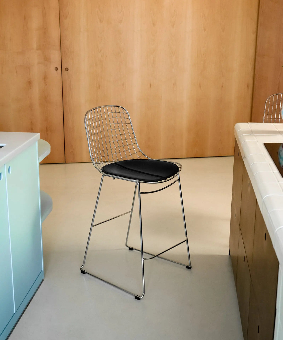 56341954691458 Taburete Alto de Metal Roma Taburetes Northdeco