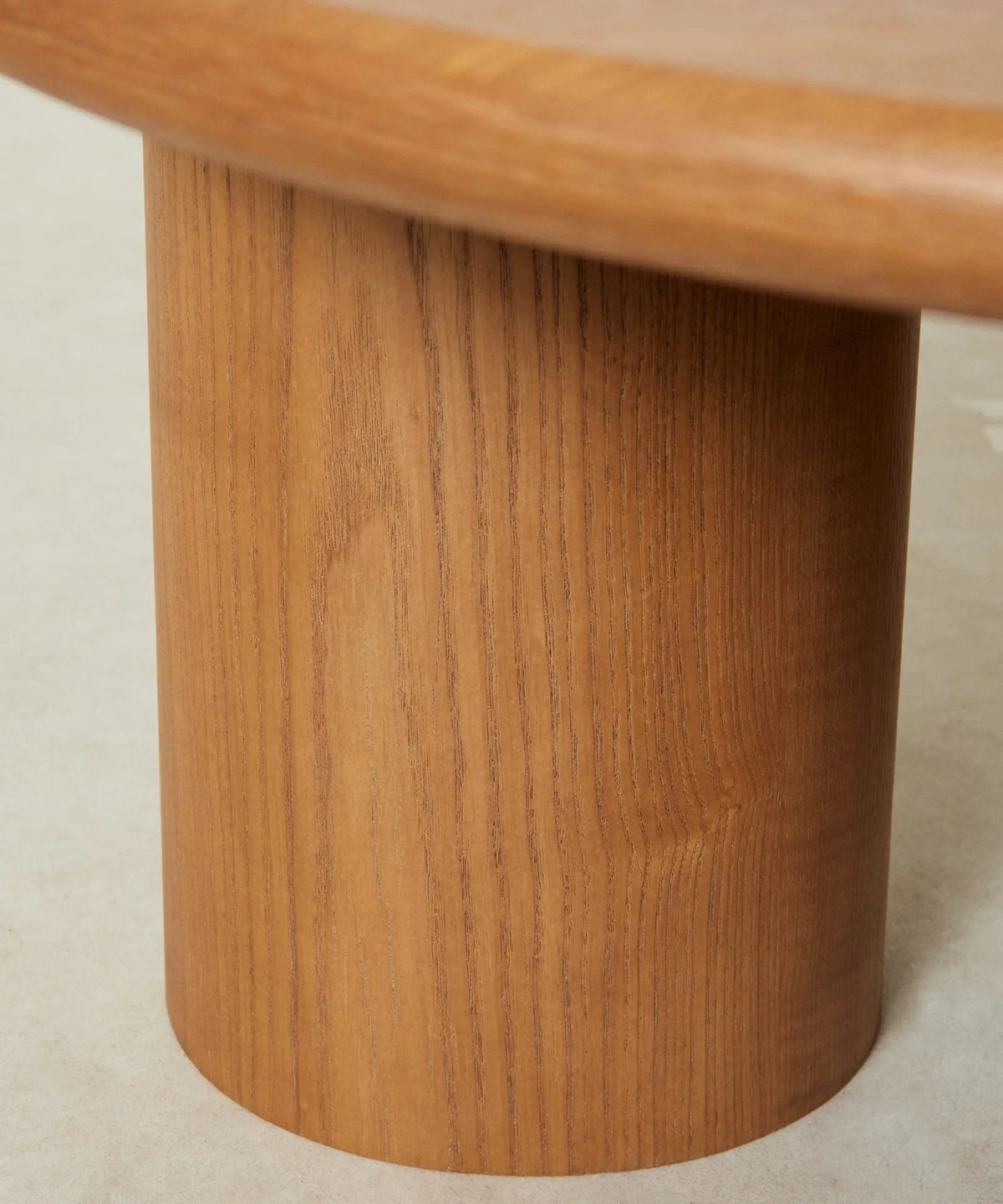 55498348495234 Mesa de Centro Redonda en Madera Aisha (80 cm) Mesas de Madera Northdeco
