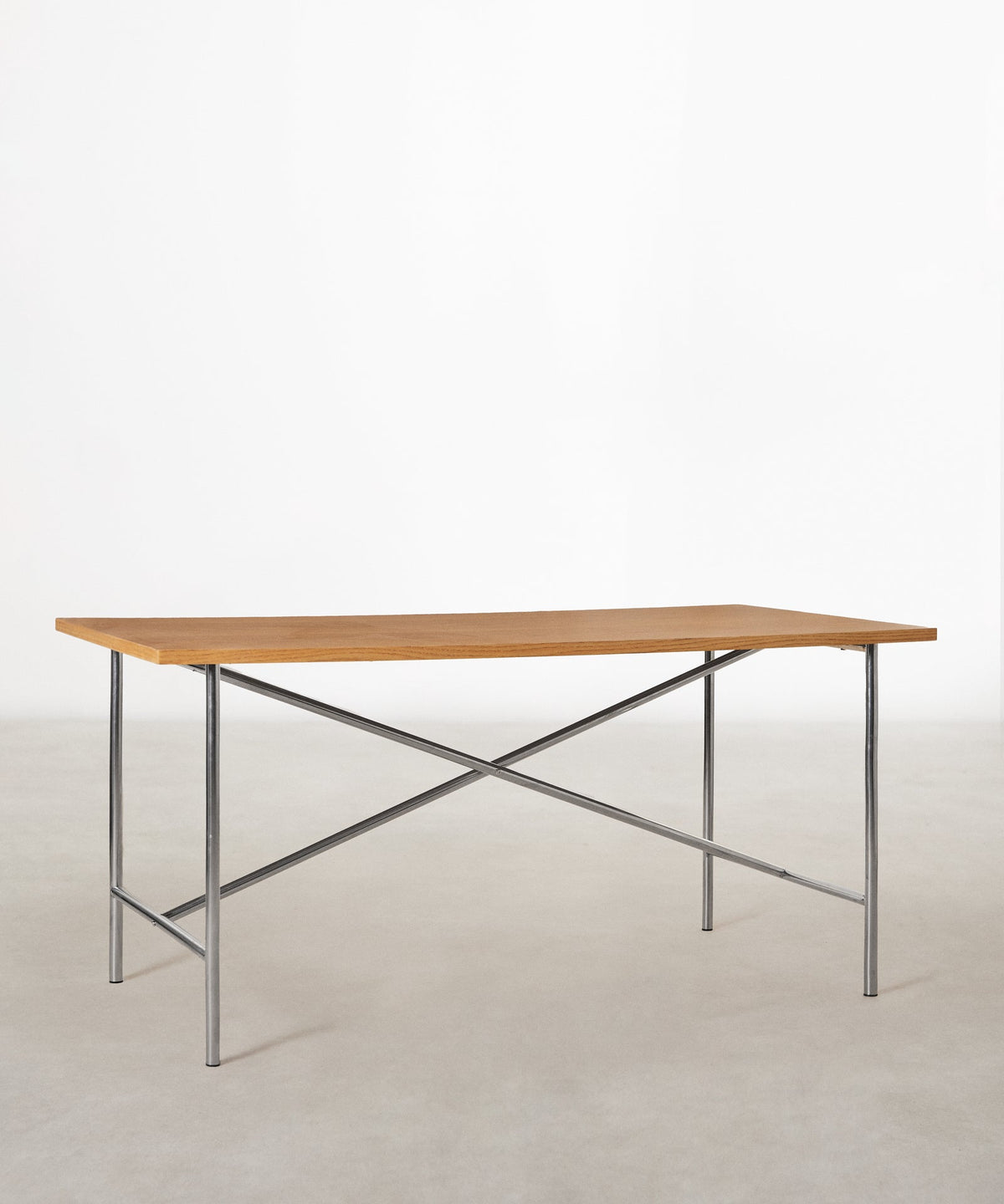 55097167118722 Mesa de Comedor Rectangular en Madera y Metal Minel (160x80cm) Mesas de Madera Northdeco