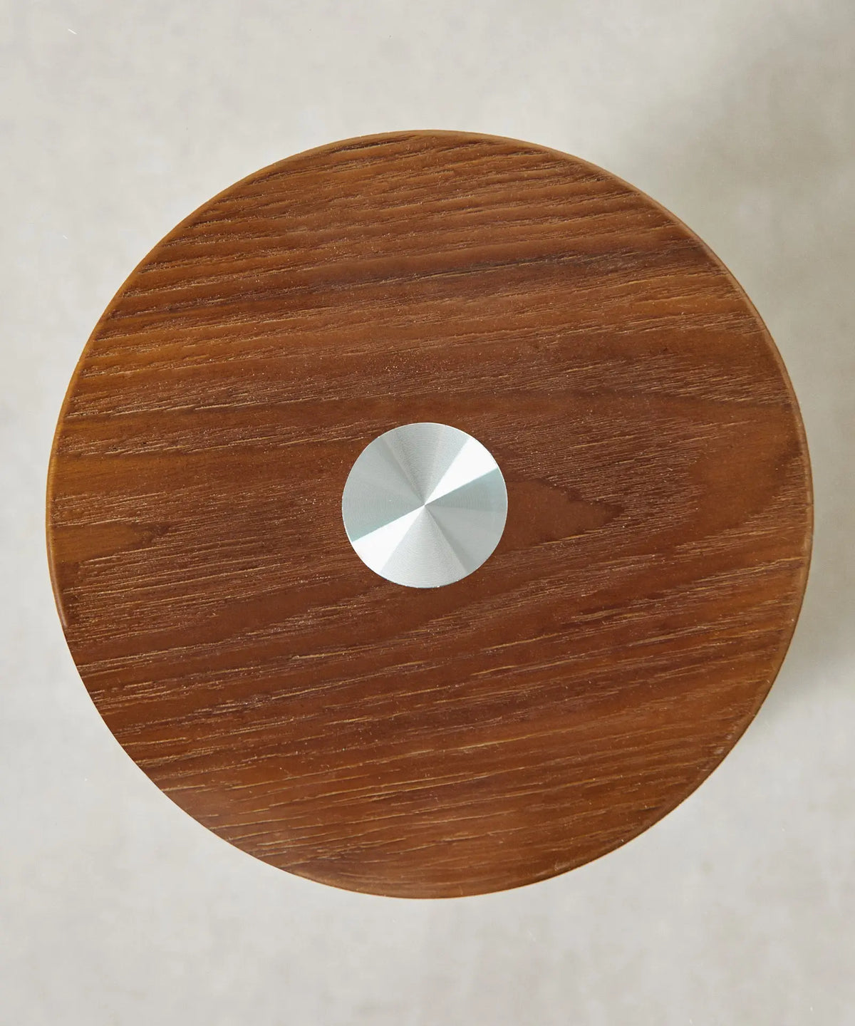 55284242317698 Mesa de Centro Redonda en Cristal Nora (80 cm) Mesas de Madera Northdeco