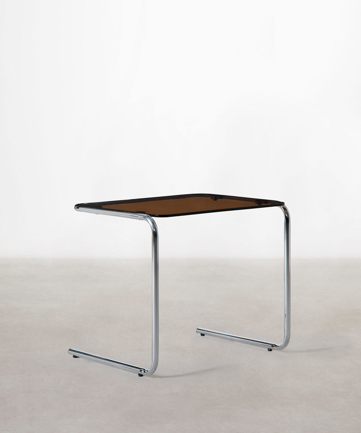 56320834601346 Mesa Auxiliar de Metal y Cristal Templado Bonet Mesas Auxiliares Northdeco