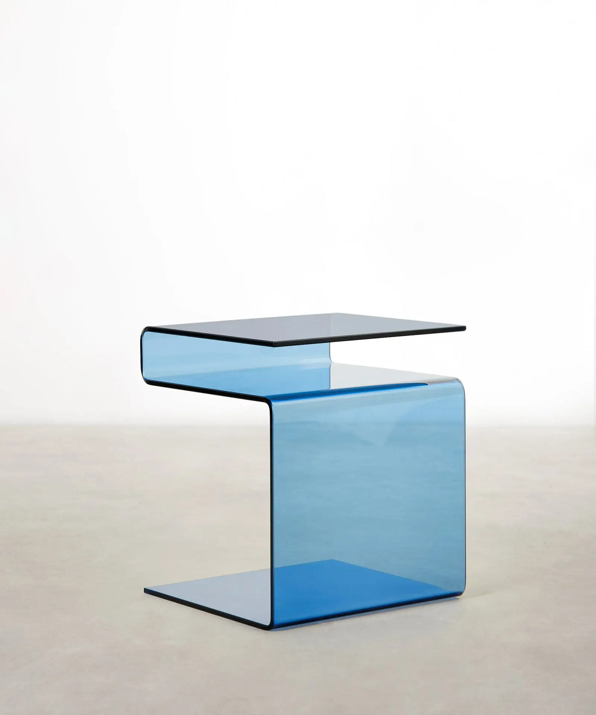 55608925127042 Mesa Auxiliar de Cristal Templado de Saura  Northdeco