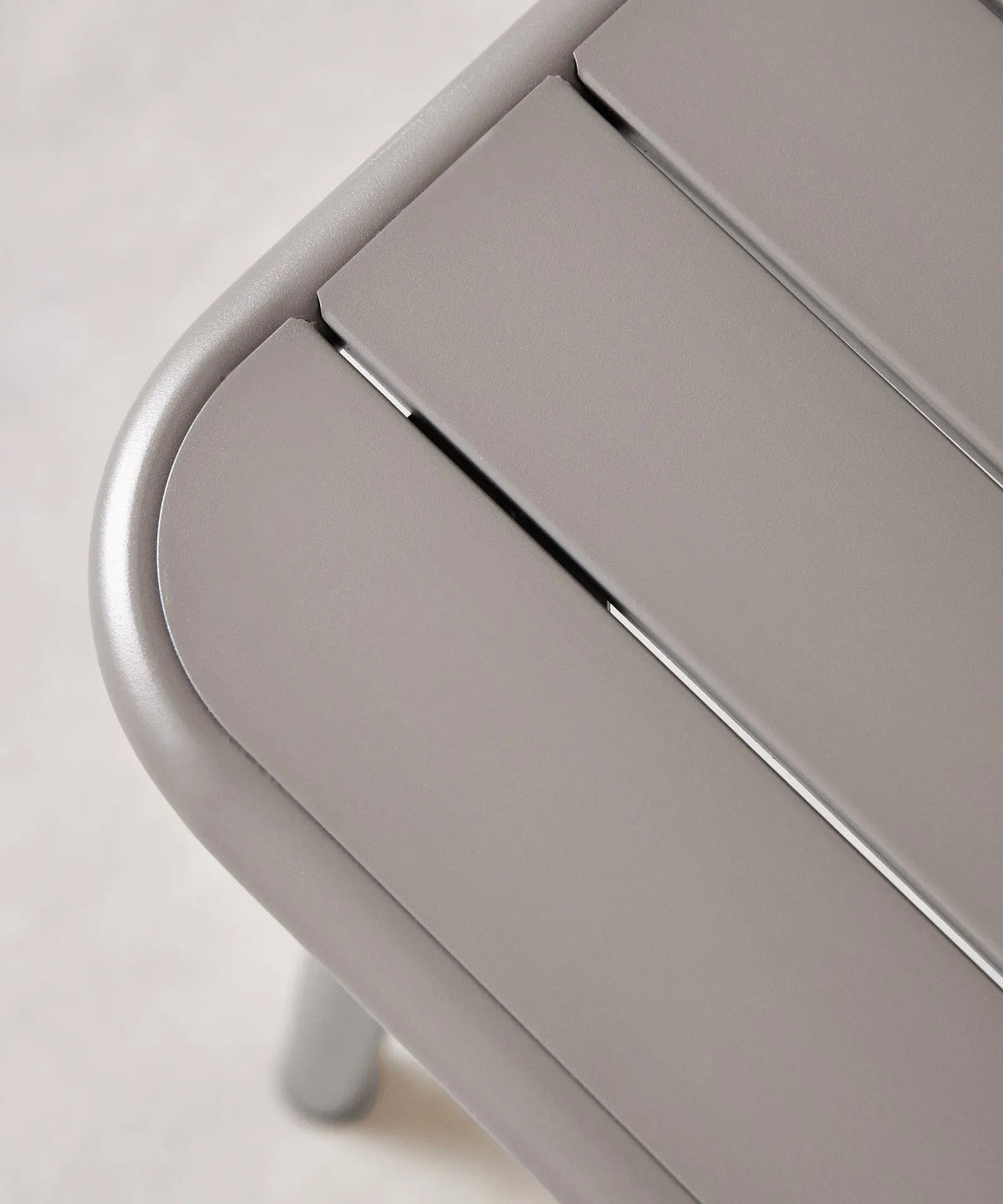 55102314447234 Mesa exterior de metal cuadrada Brisa (70x70 cm) Mesas Northdeco