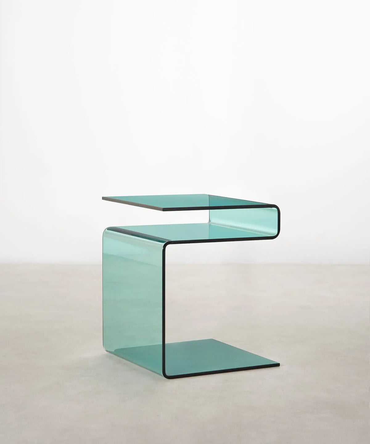 55418495107458 Mesa Auxiliar de Cristal Templado de Saura  Northdeco