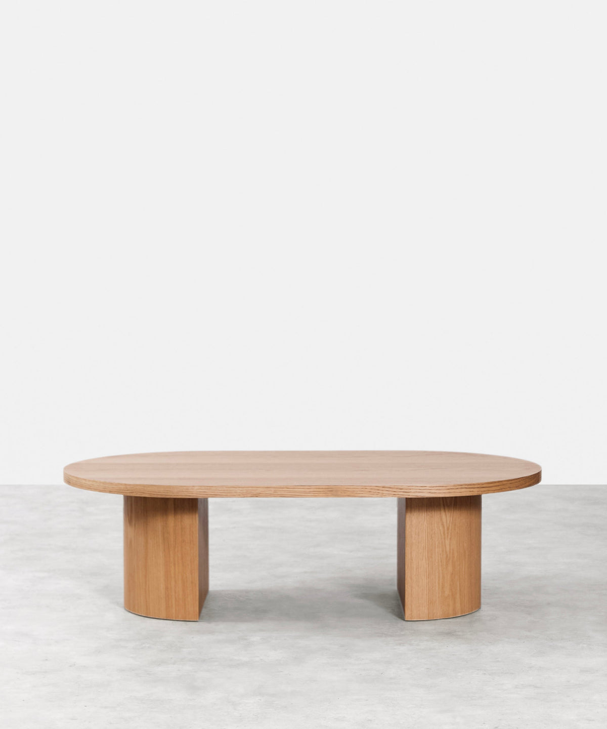 55061913043330 Mesa de Centro Ovalada Lily Mesas de Madera Northdeco