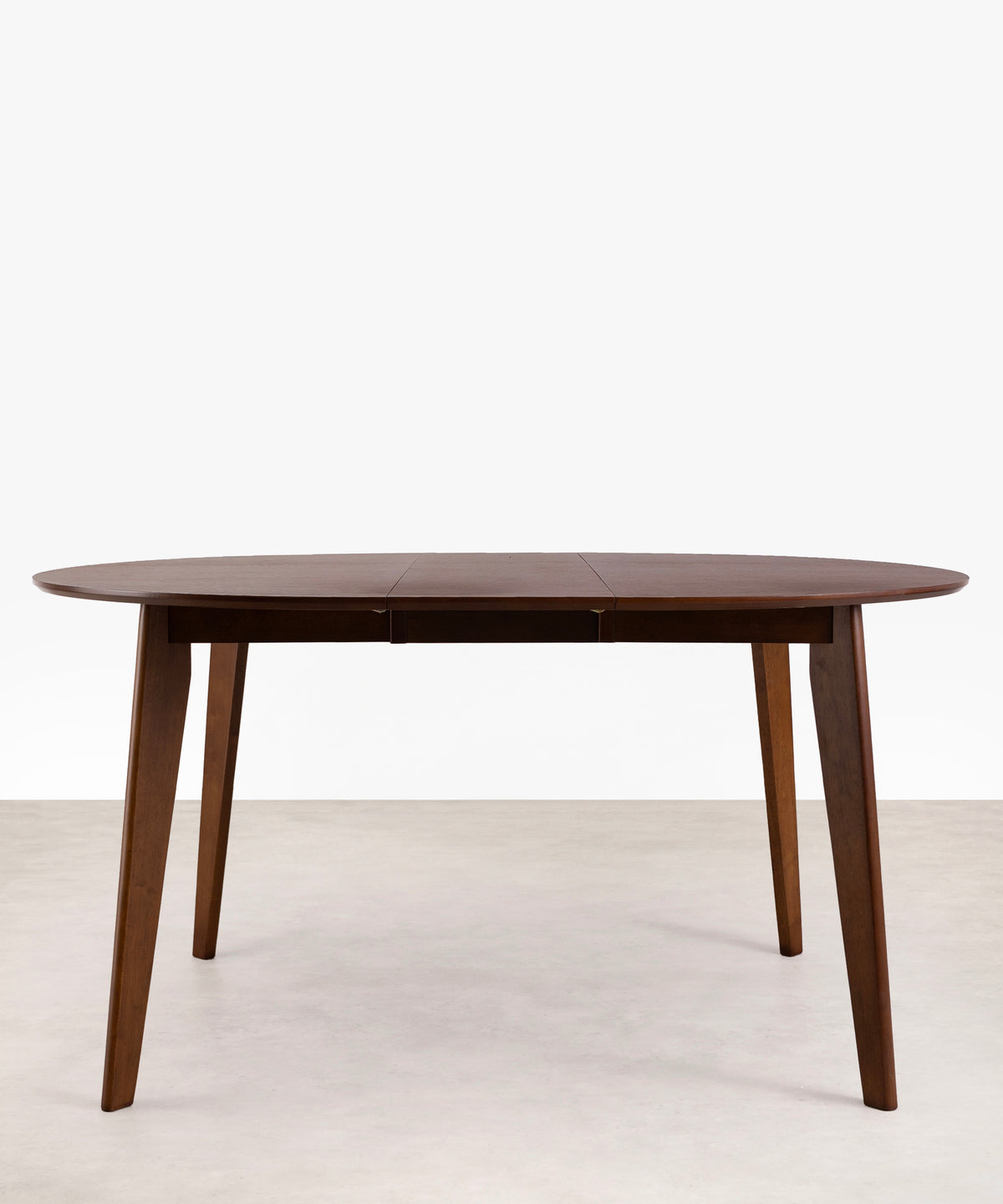 47675040039249 Mesa de Comedor Redonda Extensible Gala Walnut (120-150 cm) Mesa de Madera Northdeco