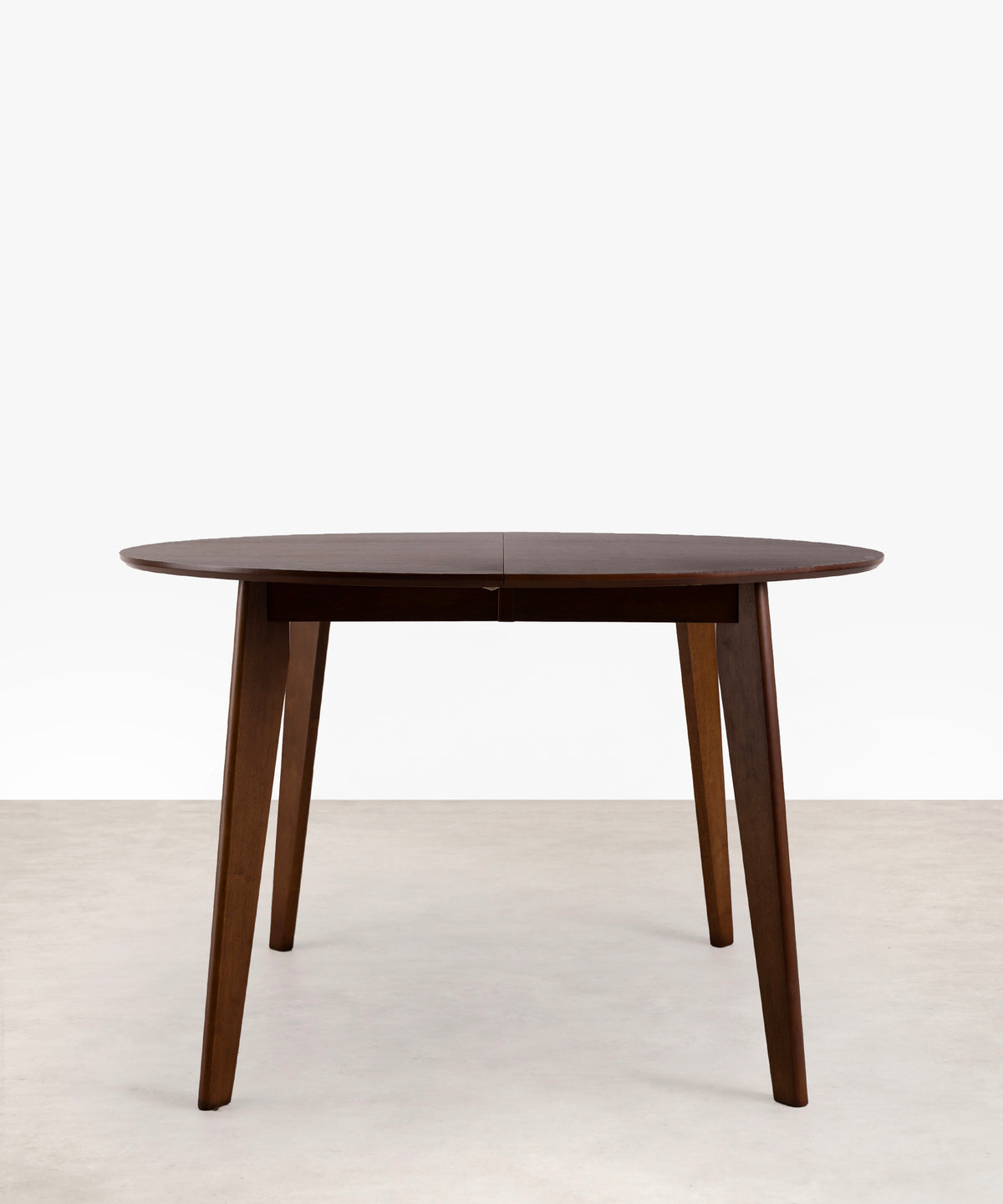 47675040039249 Mesa de Comedor Redonda Extensible Gala Walnut (120-150 cm) Mesa de Madera Northdeco