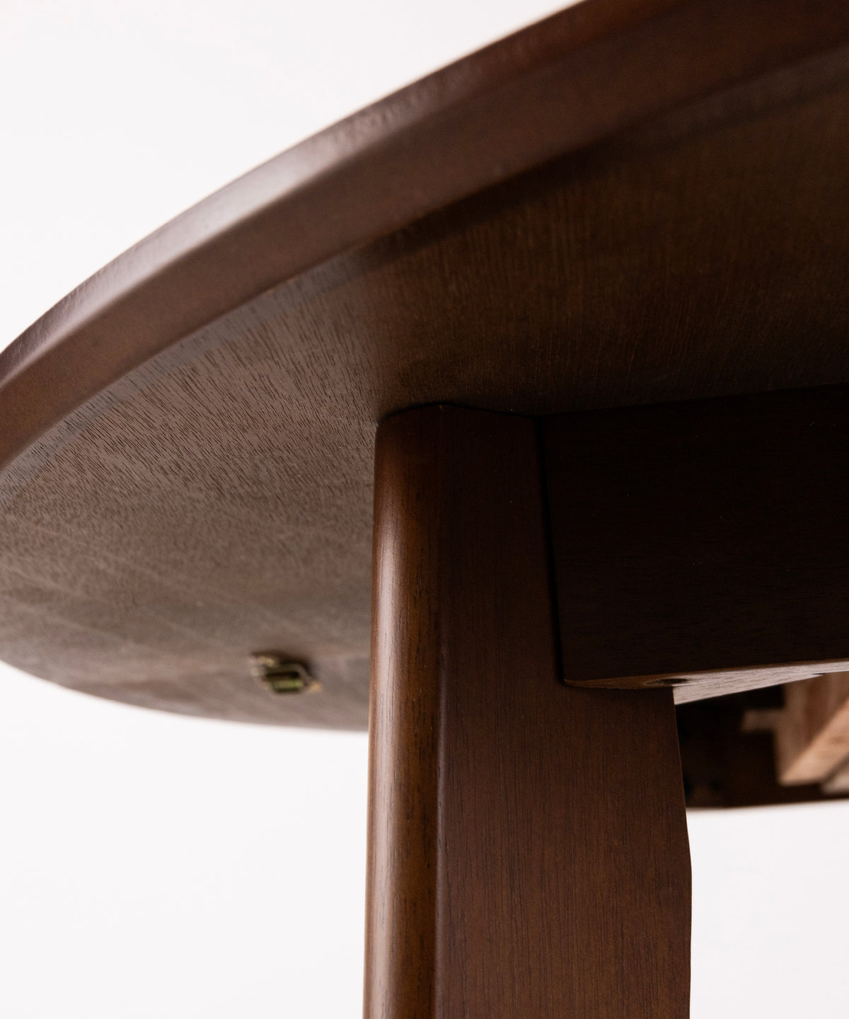 47675040039249 Mesa de Comedor Redonda Extensible Gala Walnut (120-150 cm) Mesa de Madera Northdeco