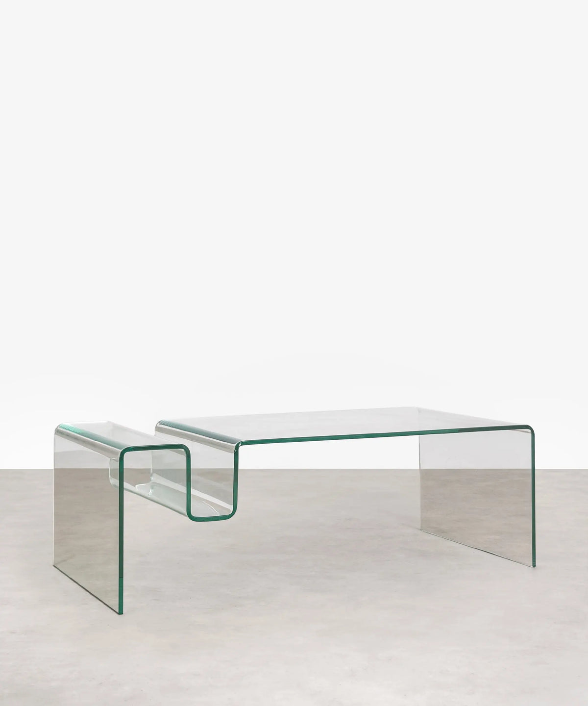 42105098305715 Mesa de Centro Rectangular de Cristal Harbor 120 cm x 60 cm Mesas de Cristal Northdeco Transparente