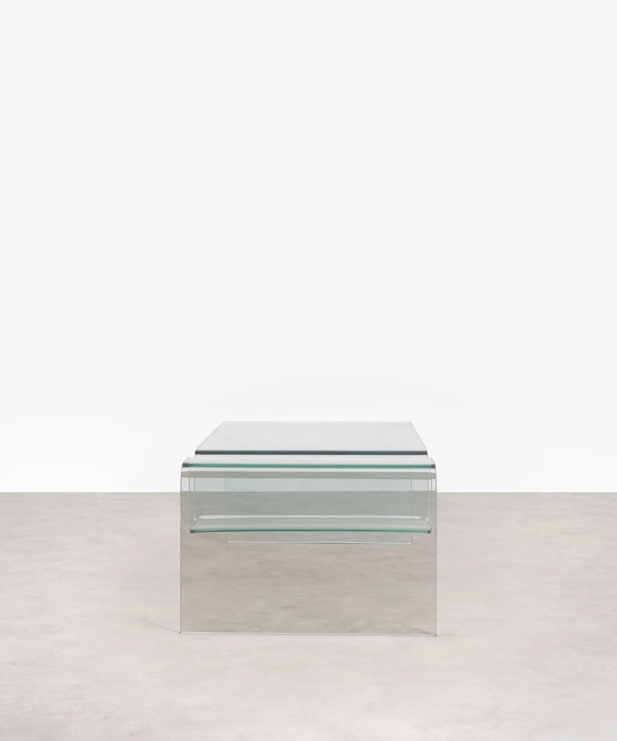 42105098305715 Mesa de Centro Rectangular de Cristal Harbor 120 cm x 60 cm Mesas de Cristal Northdeco