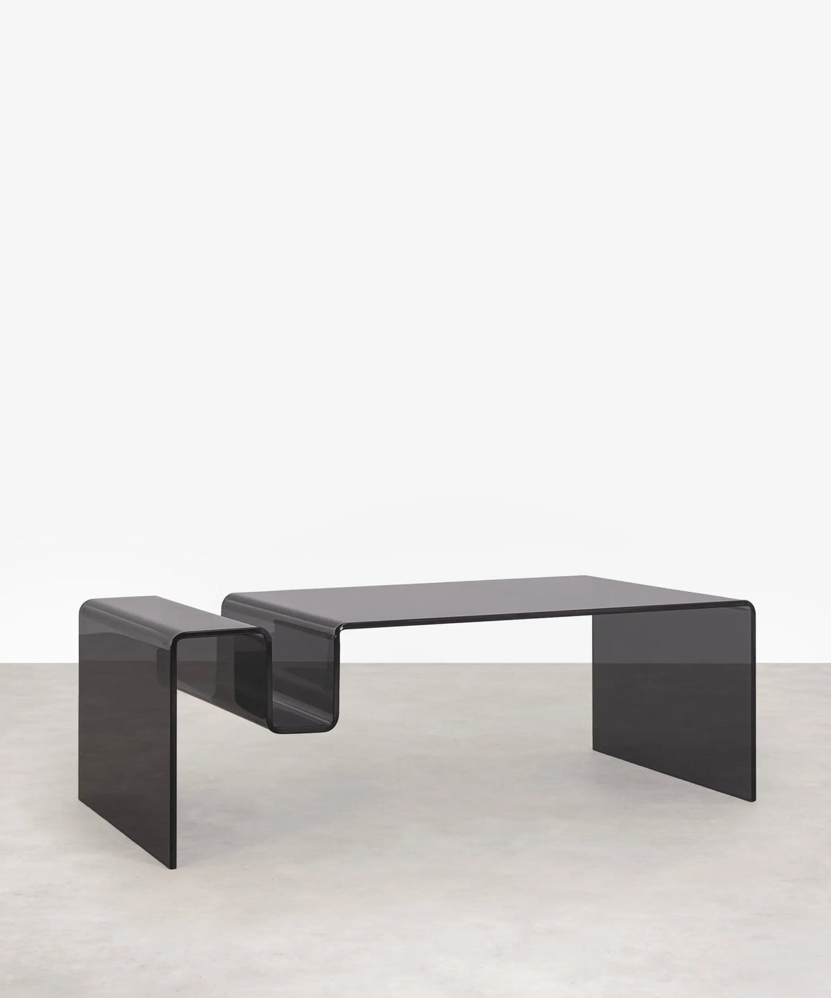 42105098338483 Mesa de Centro Rectangular de Cristal Harbor 120 cm x 60 cm Mesas de Cristal Northdeco