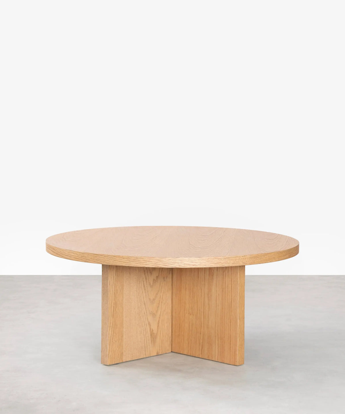 54935163437442 Mesa de Centro Redonda Takaya (80 cm) Mesas de Madera Northdeco