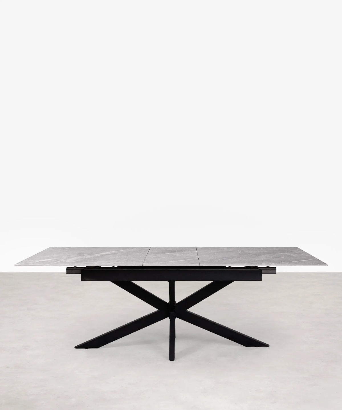 Mesa de Comedor Rectangular Extensible Travis (180-220 cm) - Glossy Grey Mesas de Comedor Northdeco