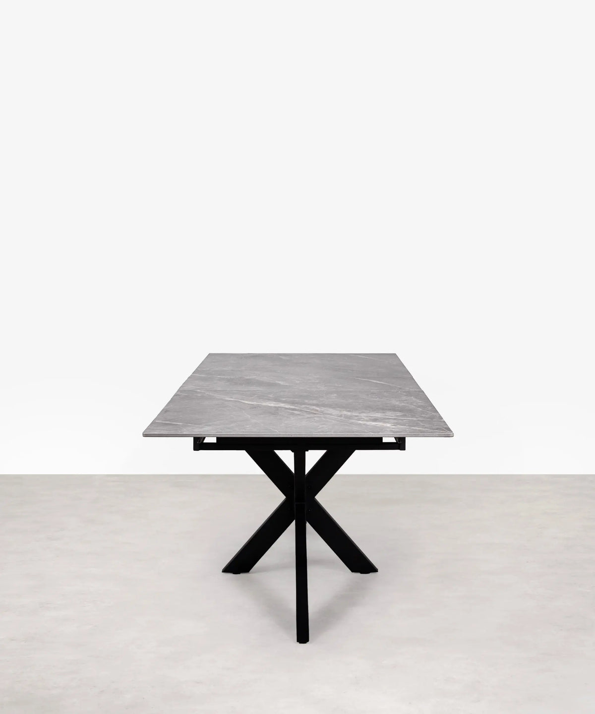 Mesa de Comedor Rectangular Extensible Travis (180-220 cm) - Glossy Grey Mesas de Comedor Northdeco