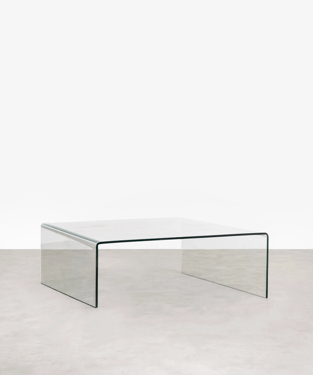 47204970430801 Mesa Cuadrada de Cristal Burano 100 cm x 100 cm Mesas de Cristal Northdeco