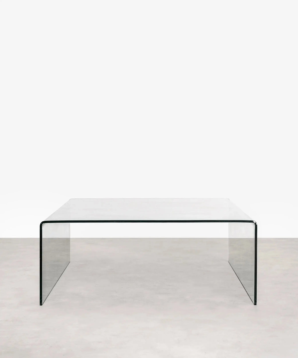 47204970430801 Mesa Cuadrada de Cristal Burano 100 cm x 100 cm Mesas de Cristal Northdeco