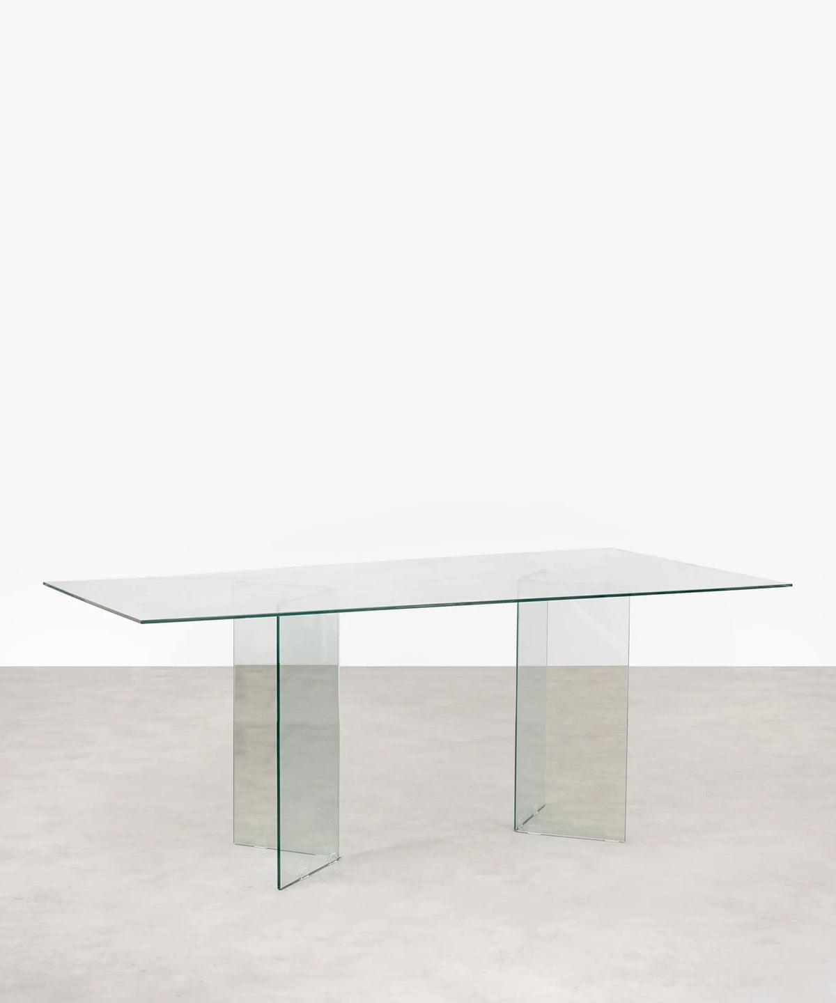 Mesa de Cristal Nicole 200 cm x 90 cm Mesas de Cristal Northdeco