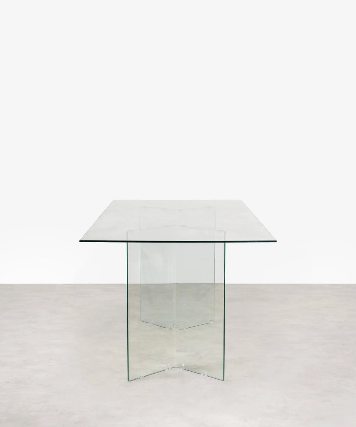 Mesa de Cristal Nicole 200 cm x 90 cm Mesas de Cristal Northdeco