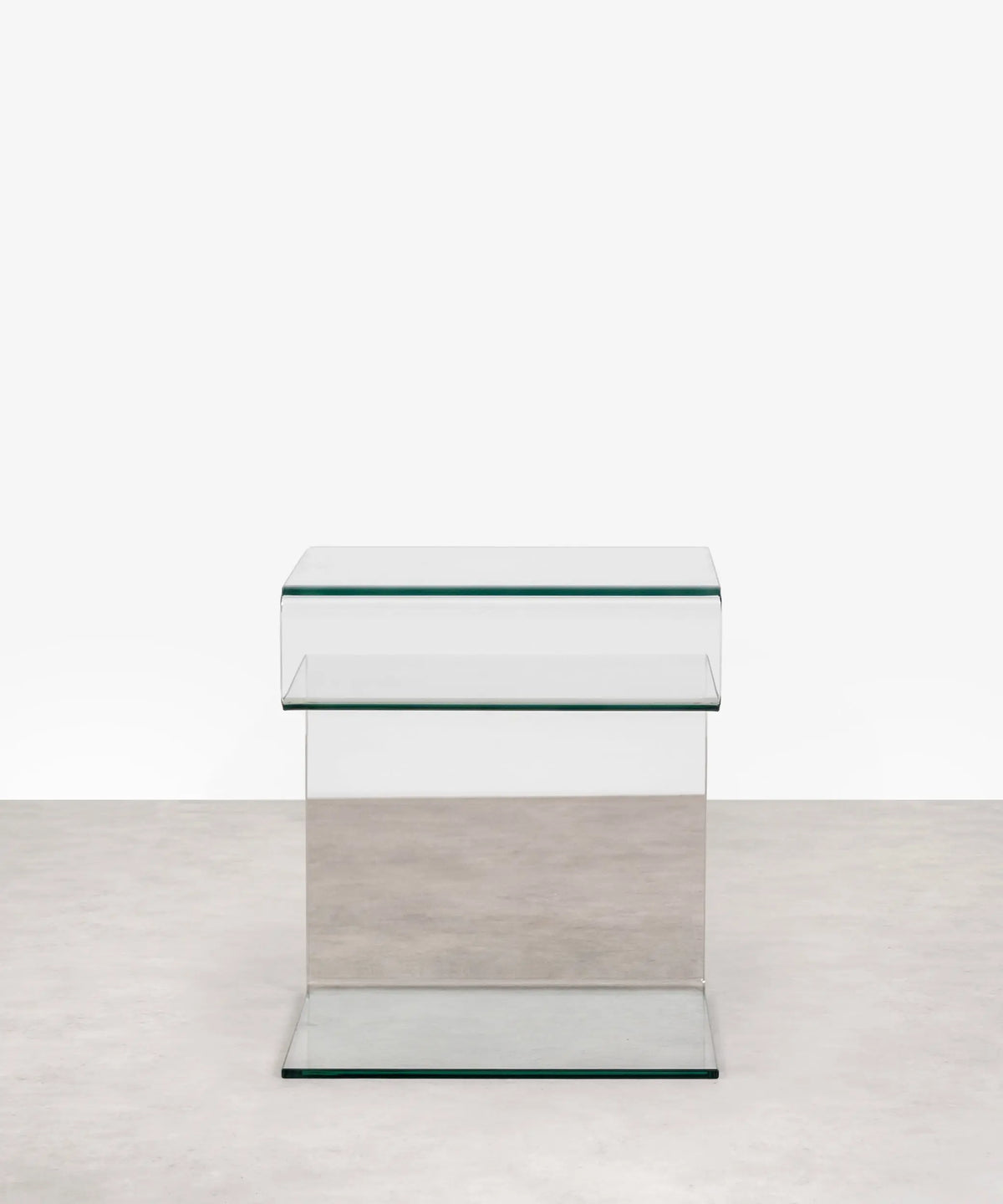 48466581848401 Mesa Auxiliar de Cristal de Saura  Northdeco