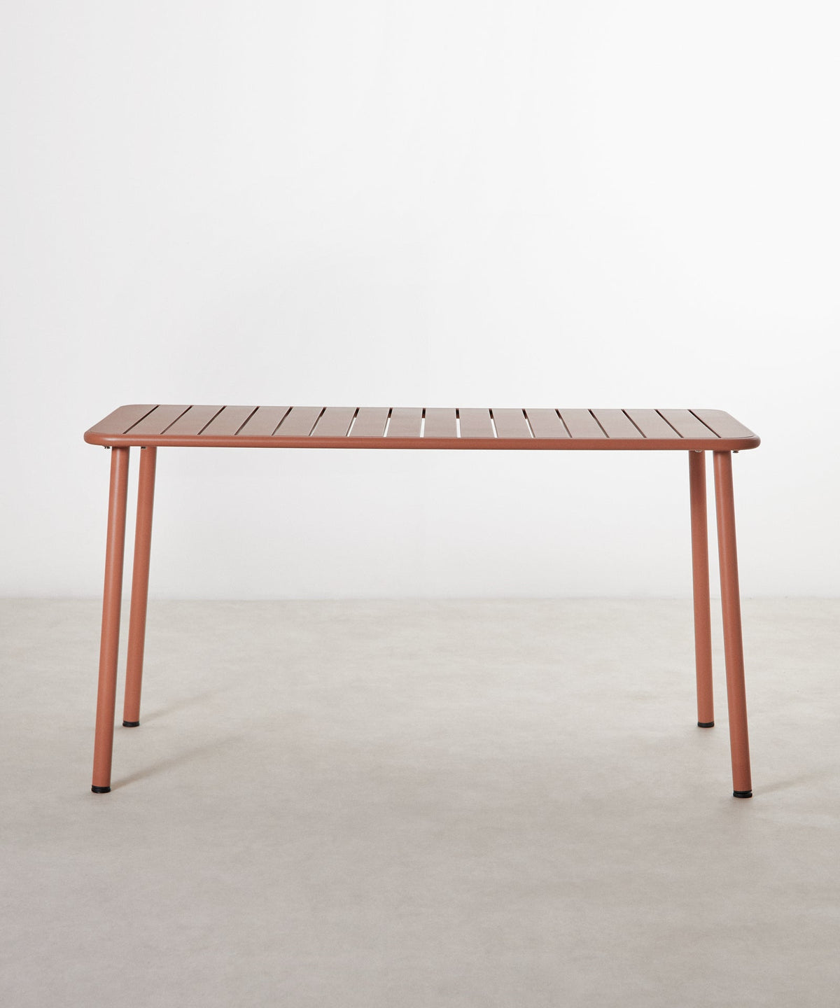 55102318969218 Mesa exterior de metal alargada Sora (140x70 cm) Mesas Northdeco