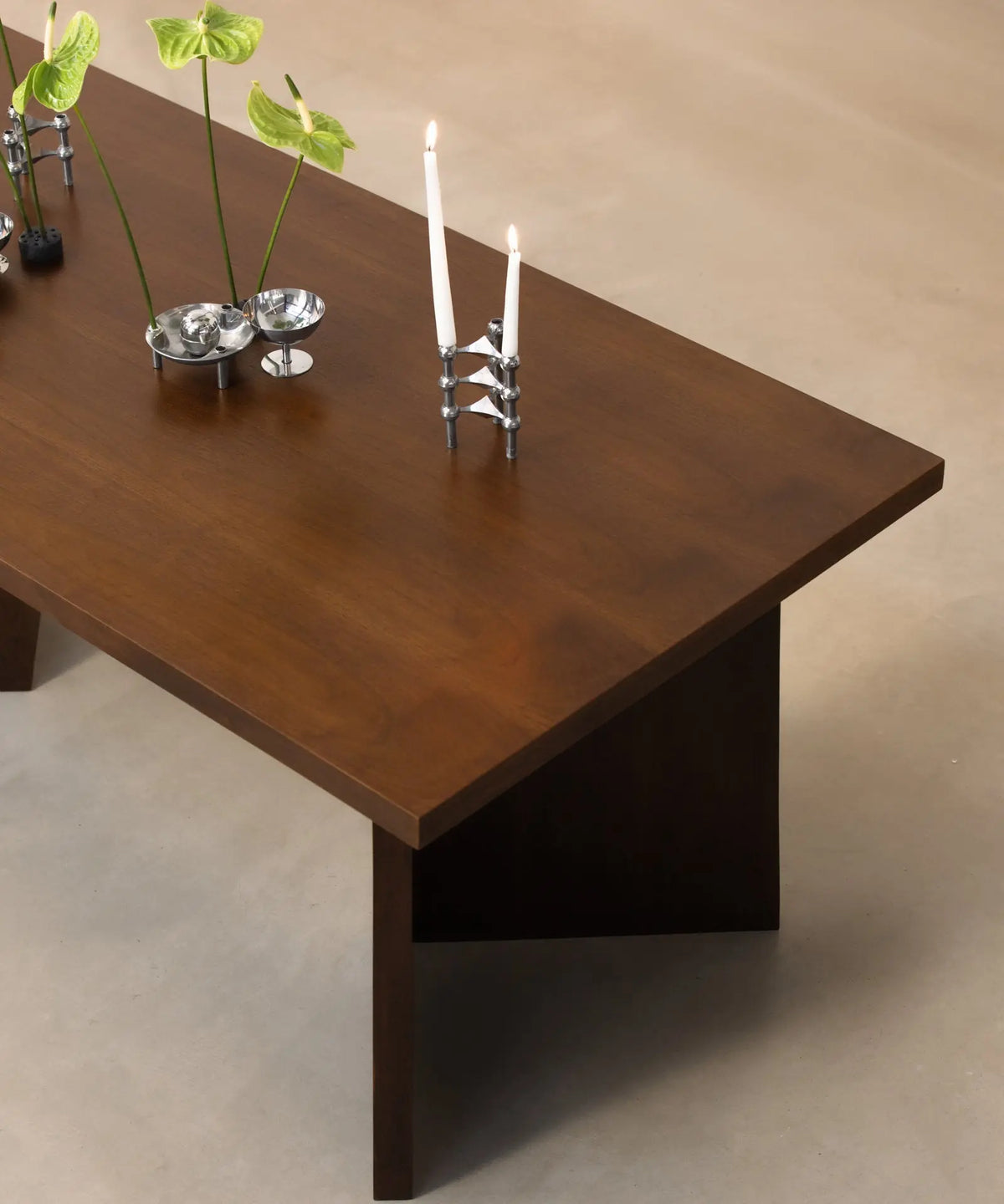 49046892183889 Mesa de Comedor Rectangular en Madera Gaia (180x90 cm) Mesas de Madera Northdeco