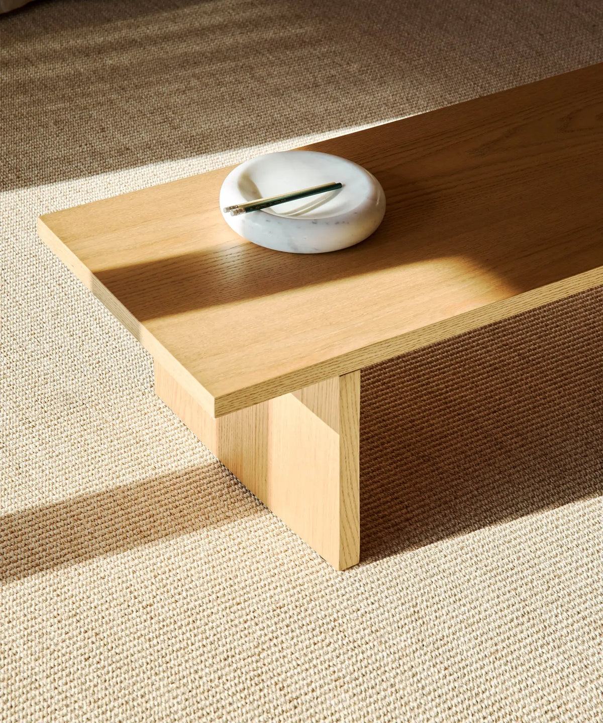 54936162337154 Mesa de Centro Rectangular en Madera Tokyo (120x45 cm) Mesas de Madera Northdeco
