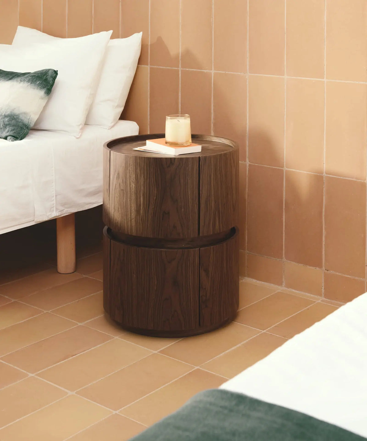 56484473569666 Mesita de Noche de Madera Ross Mesita de noche Northdeco