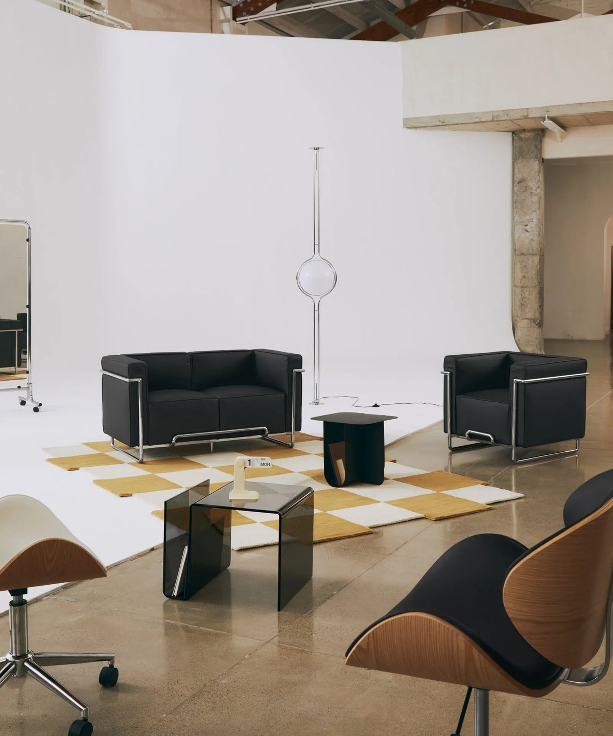 46684266627409 Sofá en Piel y Acero Box Sillones de piel Northdeco