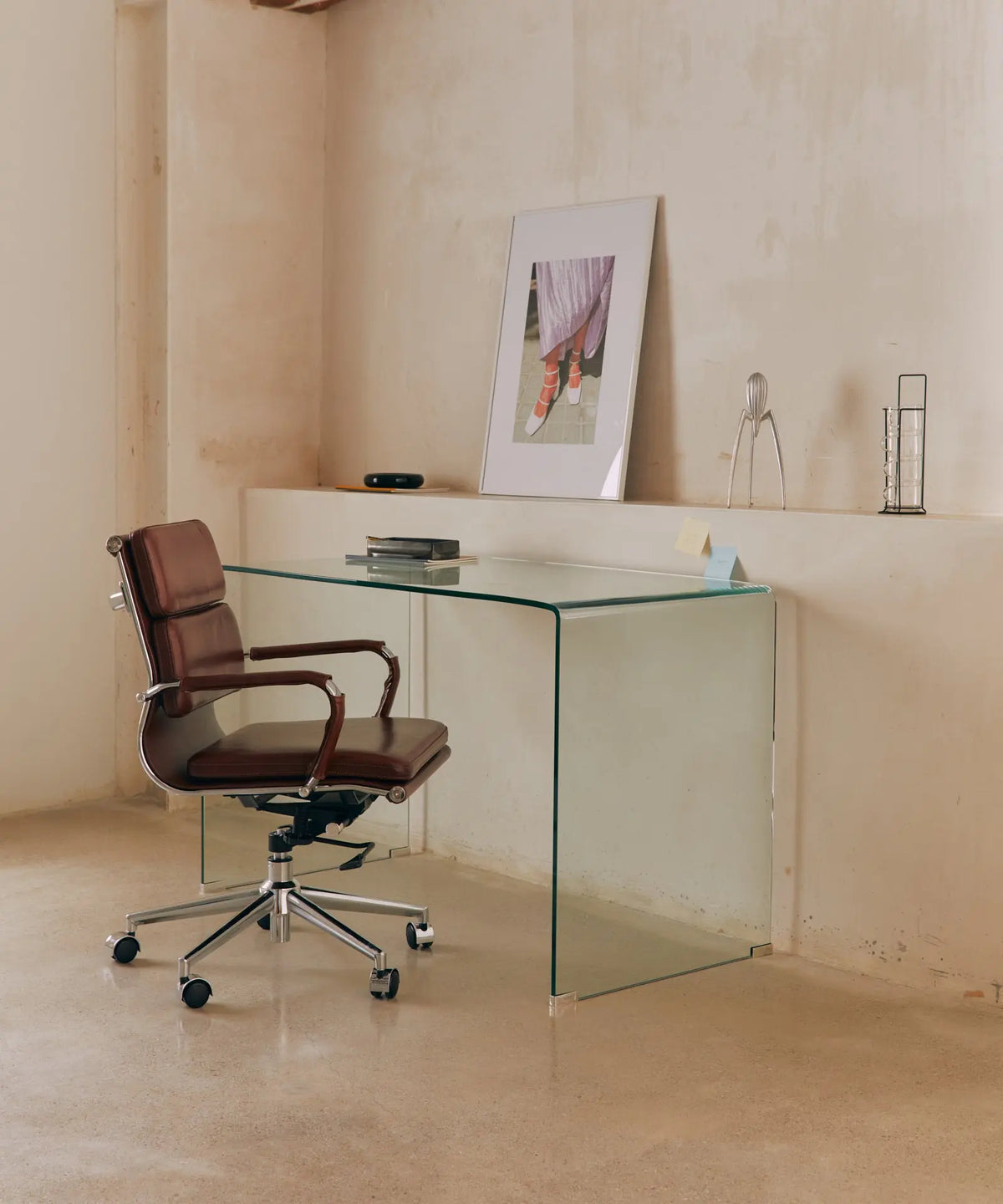 47538180850001 Mesa Consola de Cristal Cheval 125 cm Consolas Northdeco