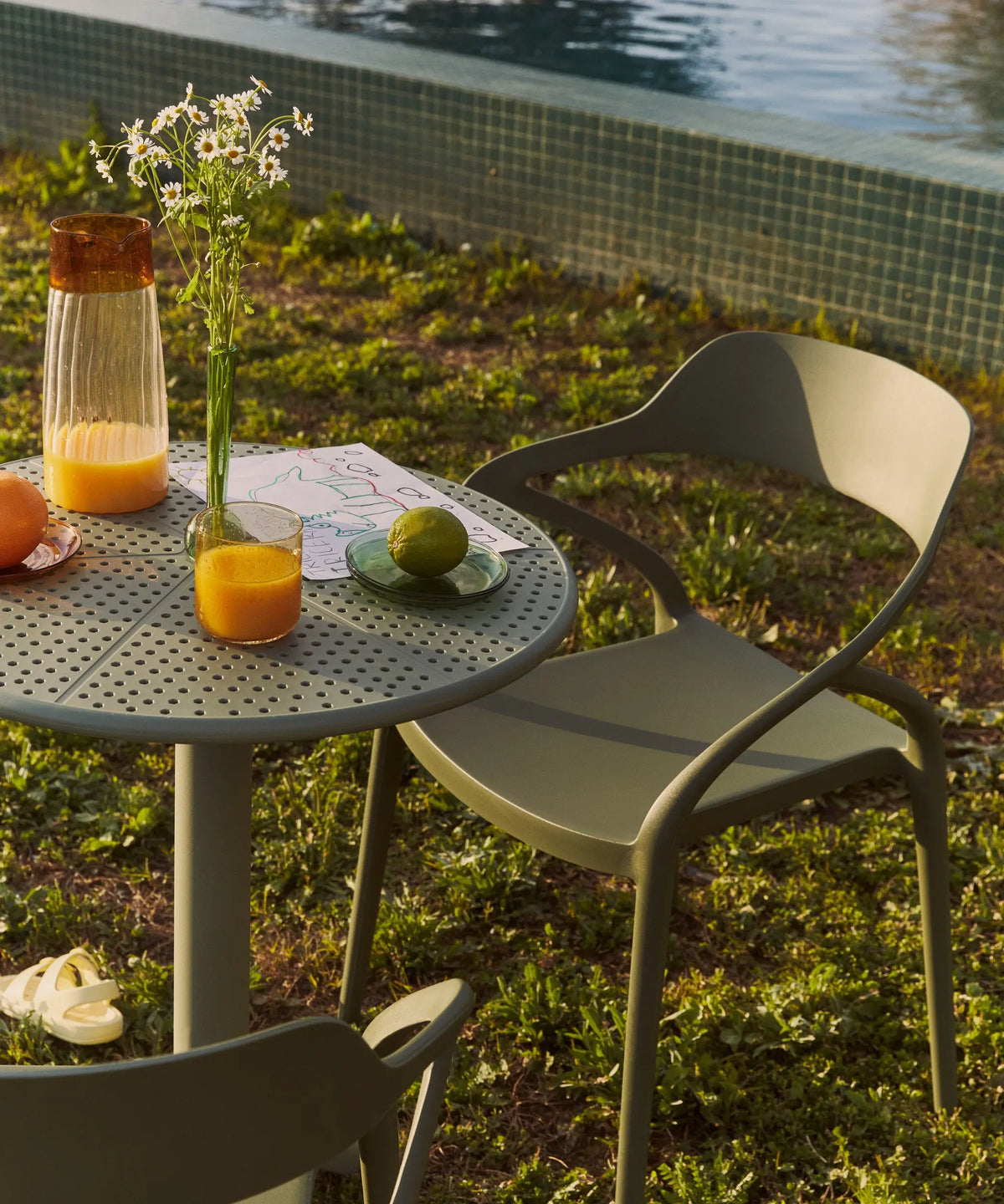 55036261925250 Mesa de Jardín Redonda Briza (80 cm)  Northdeco