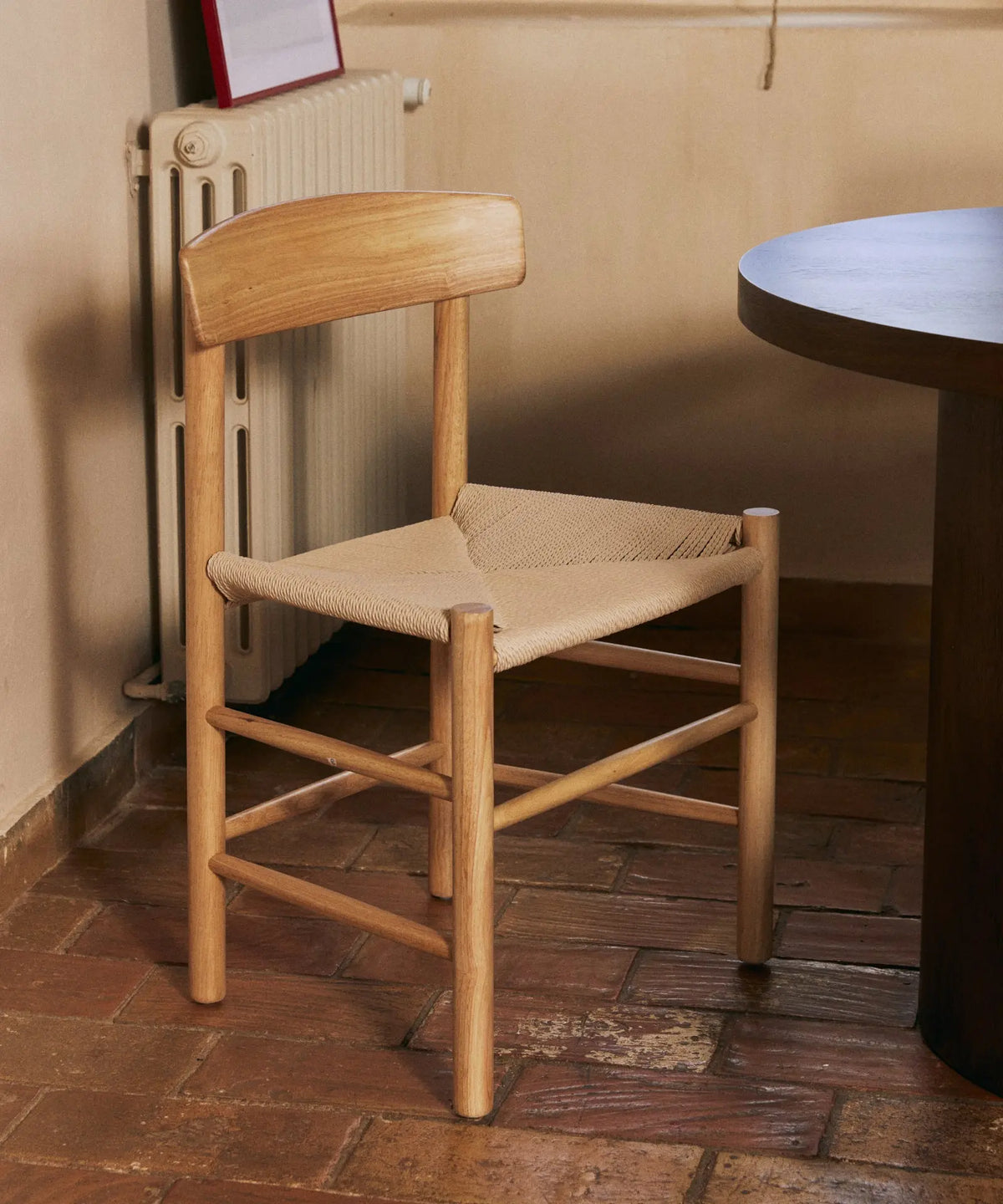 54992793371010 Silla de Comedor de Madera y Cuerda Trenzada Alba Sillas Nórdicas Northdeco