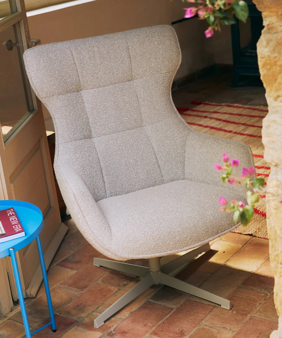 55200980599170 Sillón tapizado en tela bouclé Elsa (PACK) Sillones tapizados Northdeco