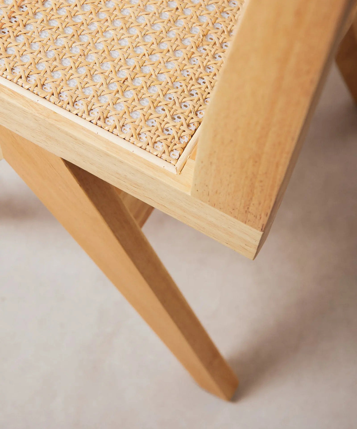 46643730350417 Silla de Comedor en Madera y Ratán Chiara Sillas de Madera Northdeco