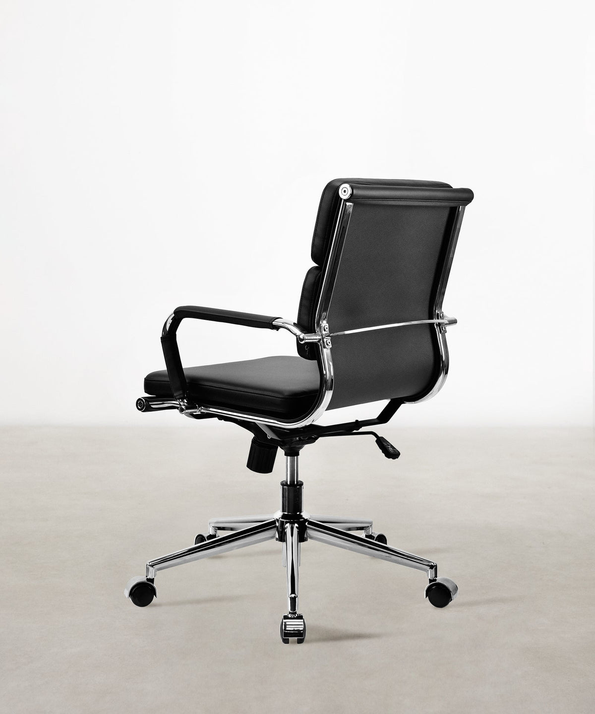 46683689222481 Silla de Oficina en Piel Low Base Jackson Sillas de Oficina Northdeco