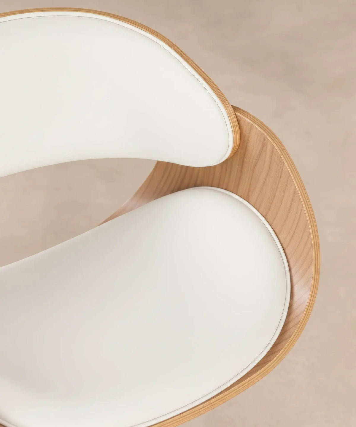 42012989882547 Silla de Escritorio de Polipiel y Madera Debbie Sillas de Oficina Northdeco