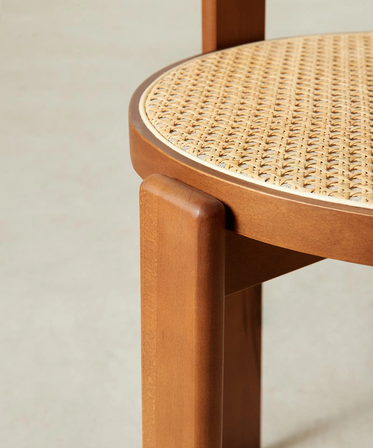 55785480290690 Silla de Comedor en Madera y Ratán Delia Sillas de Madera Northdeco