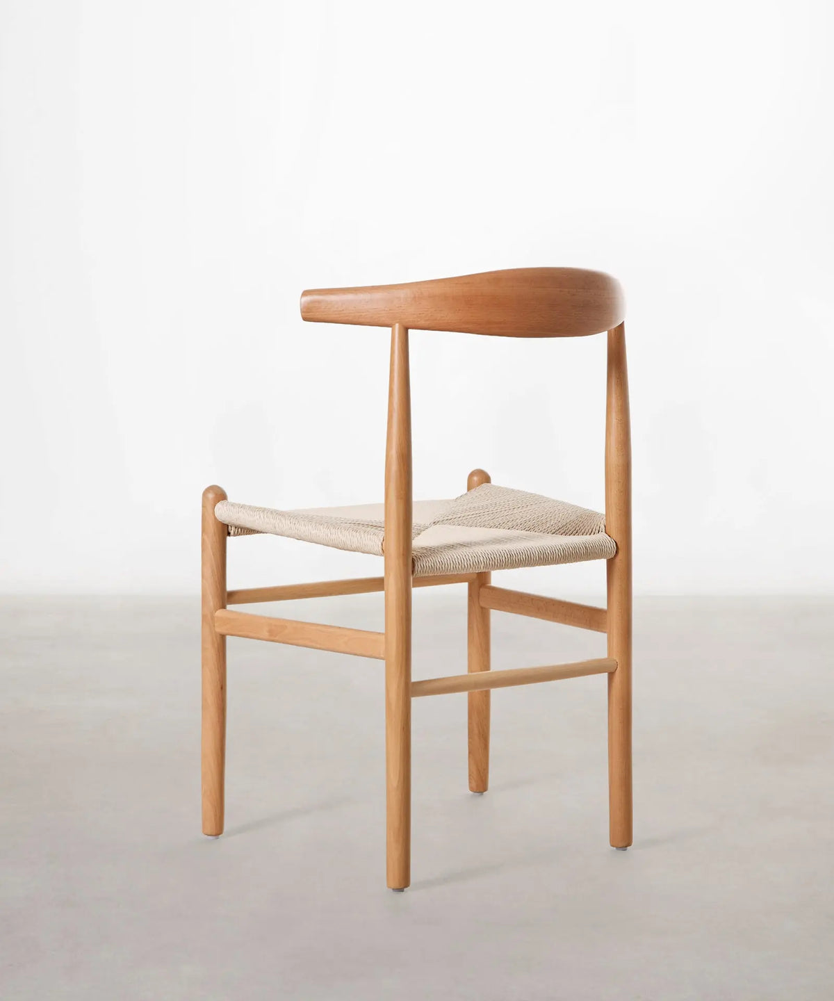 48427834999121 Silla de Comedor en Madera y Cuerda Trenzada Hela Sillas de madera Northdeco