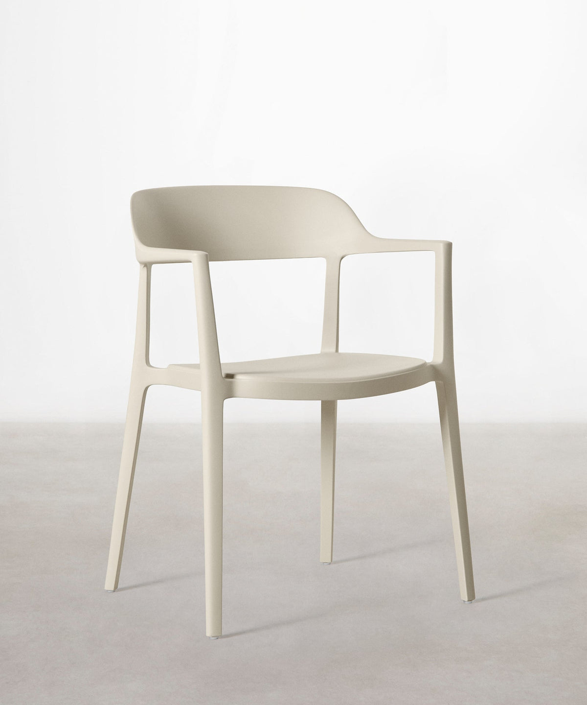 56381895639426 Silla de Polipropileno con Reposabrazos Naomi Sillas de Plástico Northdeco