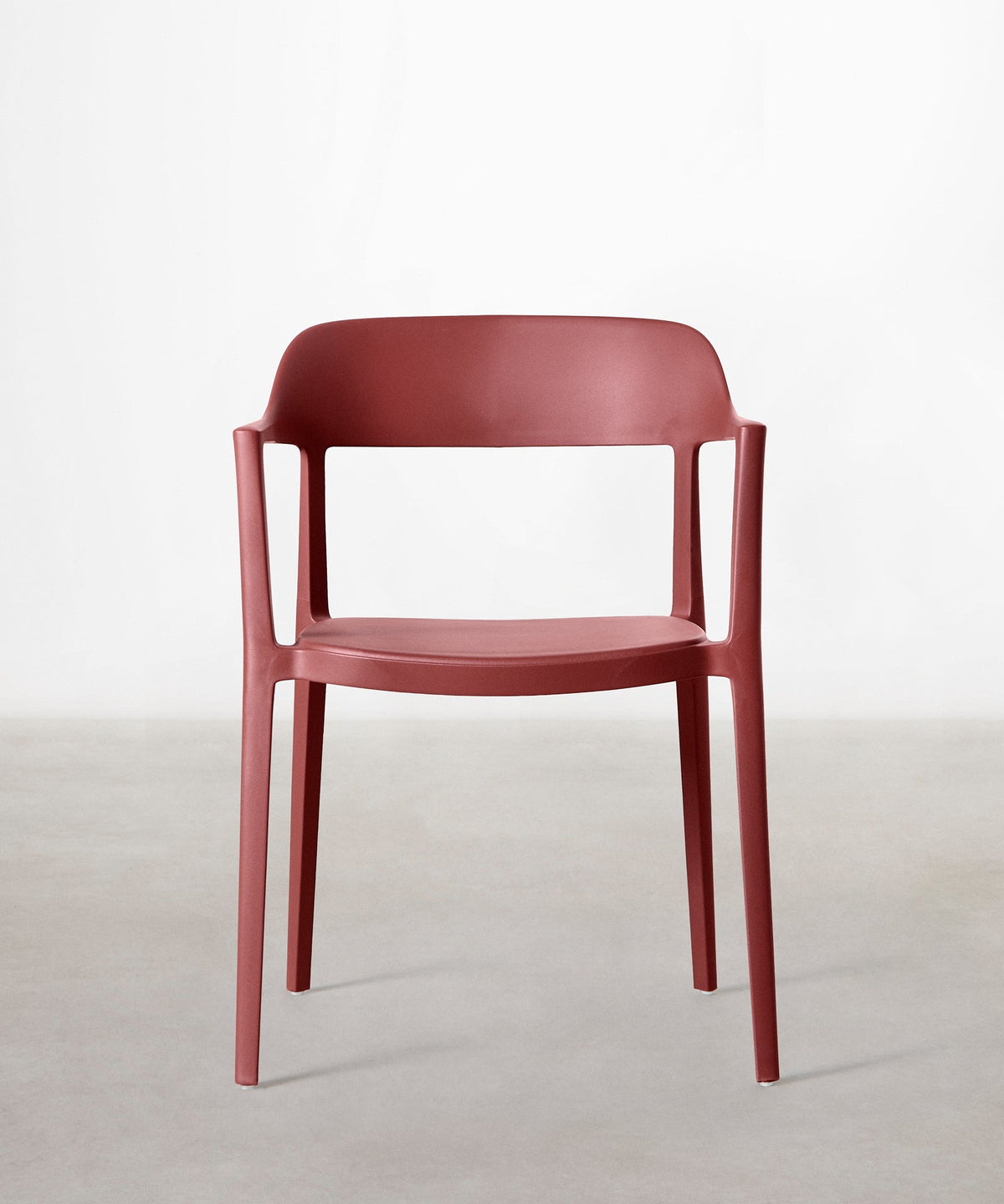 56456419836290 Silla de Polipropileno con Reposabrazos Naomi Sillas de Plástico Northdeco