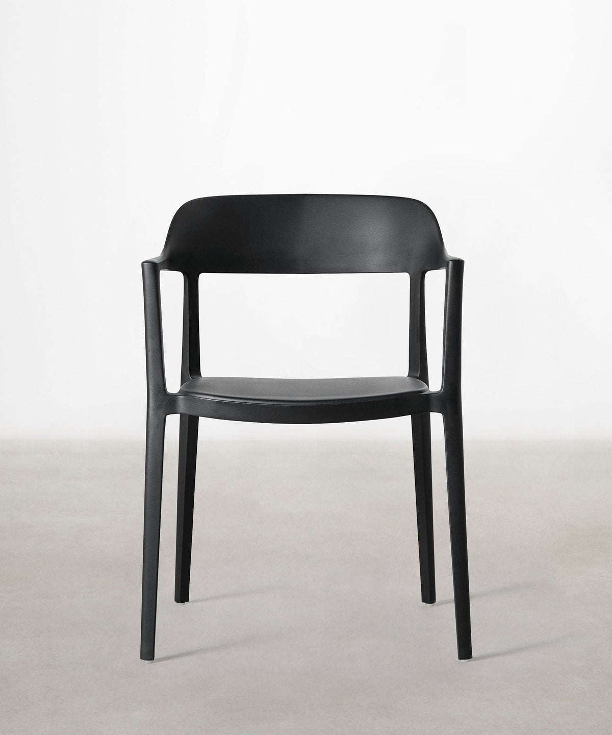 56456419869058 Silla de Polipropileno con Reposabrazos Naomi Sillas de Plástico Northdeco
