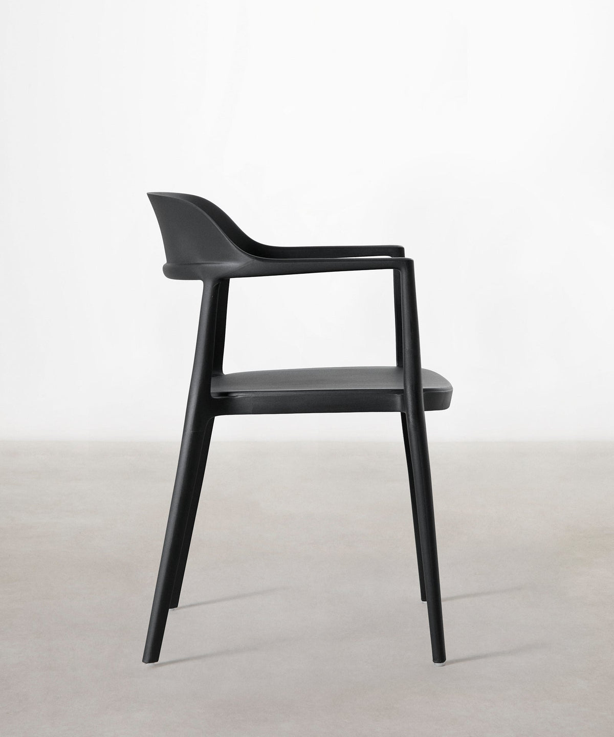 56456419869058 Silla de Polipropileno con Reposabrazos Naomi Sillas de Plástico Northdeco