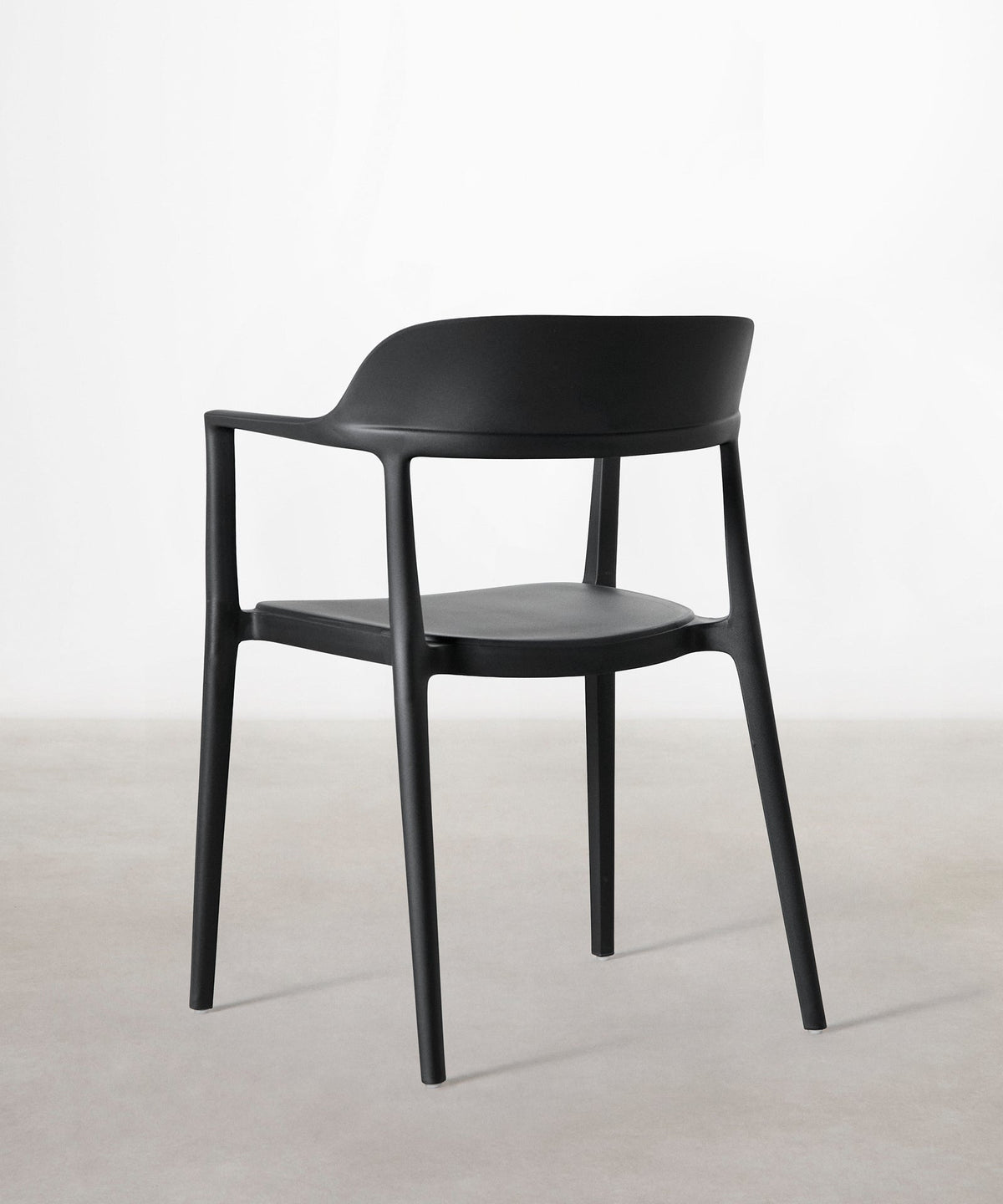 56456419869058 Silla de Polipropileno con Reposabrazos Naomi Sillas de Plástico Northdeco