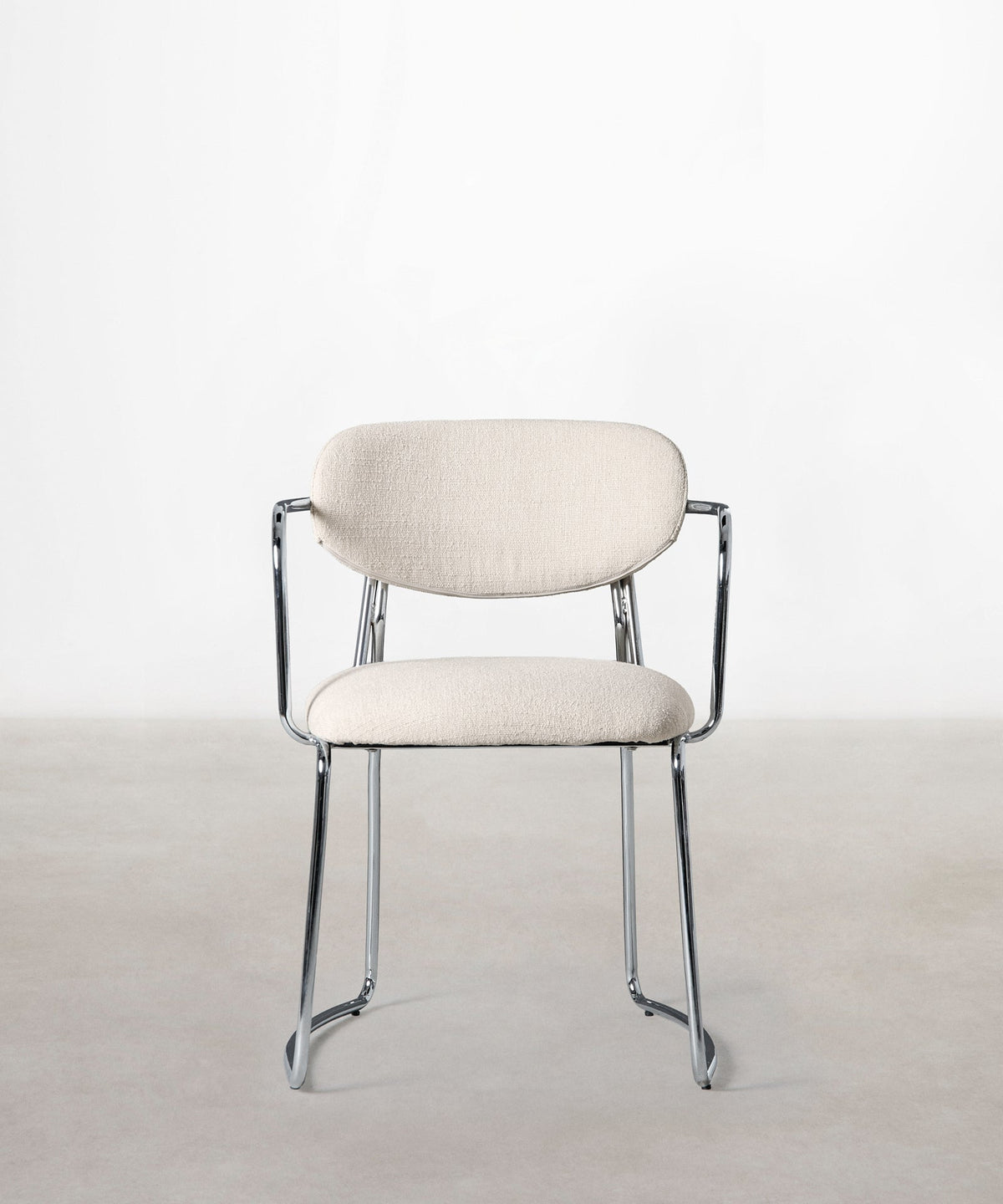 56625826529666 Silla de Comedor de Tela y metal con Reposabrazos Mortiz Arms Sillas tapizadas Northdeco