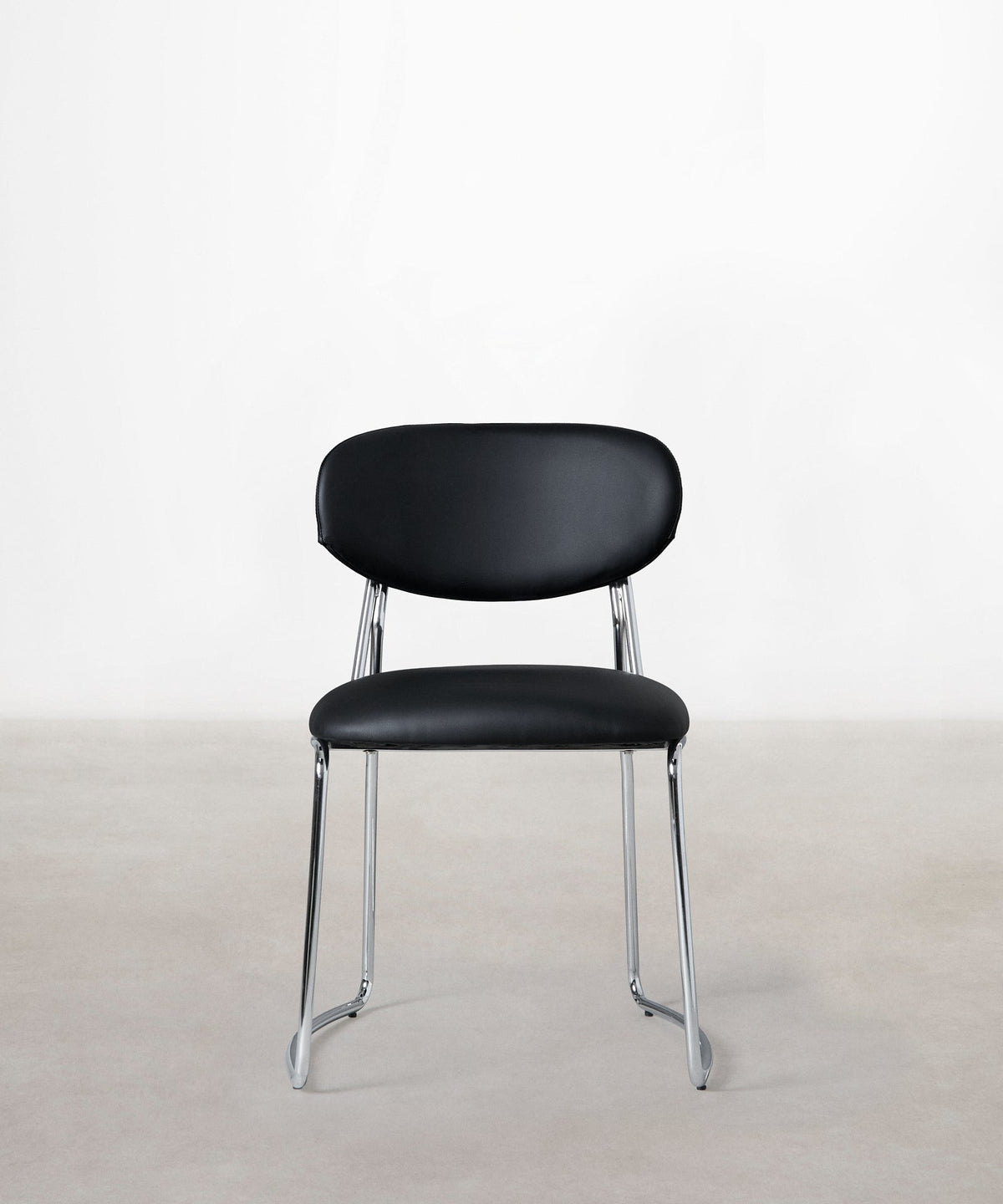 56625734779266 Silla de Comedor de Polipiel y Metal Moritz PU Sillas tapizadas Northdeco