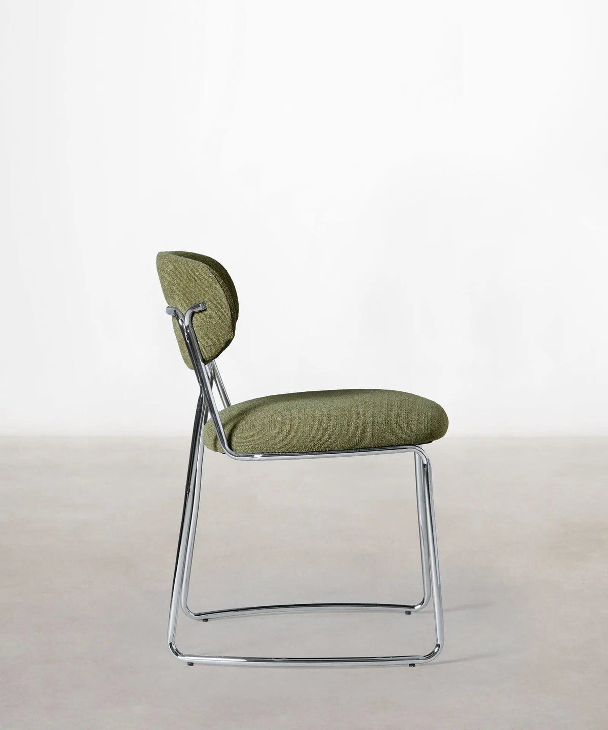 56625769480578 Silla de Comedor de Tela y metal Moritz Sillas tapizadas Northdeco