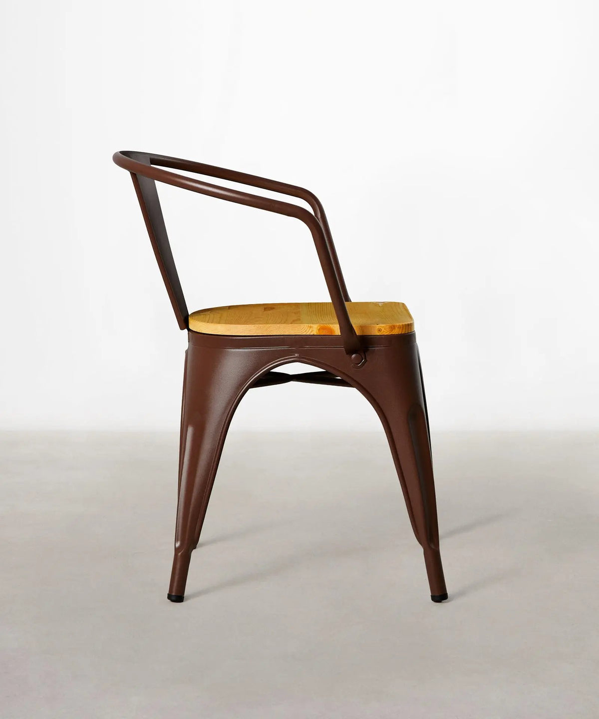 55815409729922 Silla de Comedor de Metal y Madera Tolik Wood Sillas Metálicas Northdeco