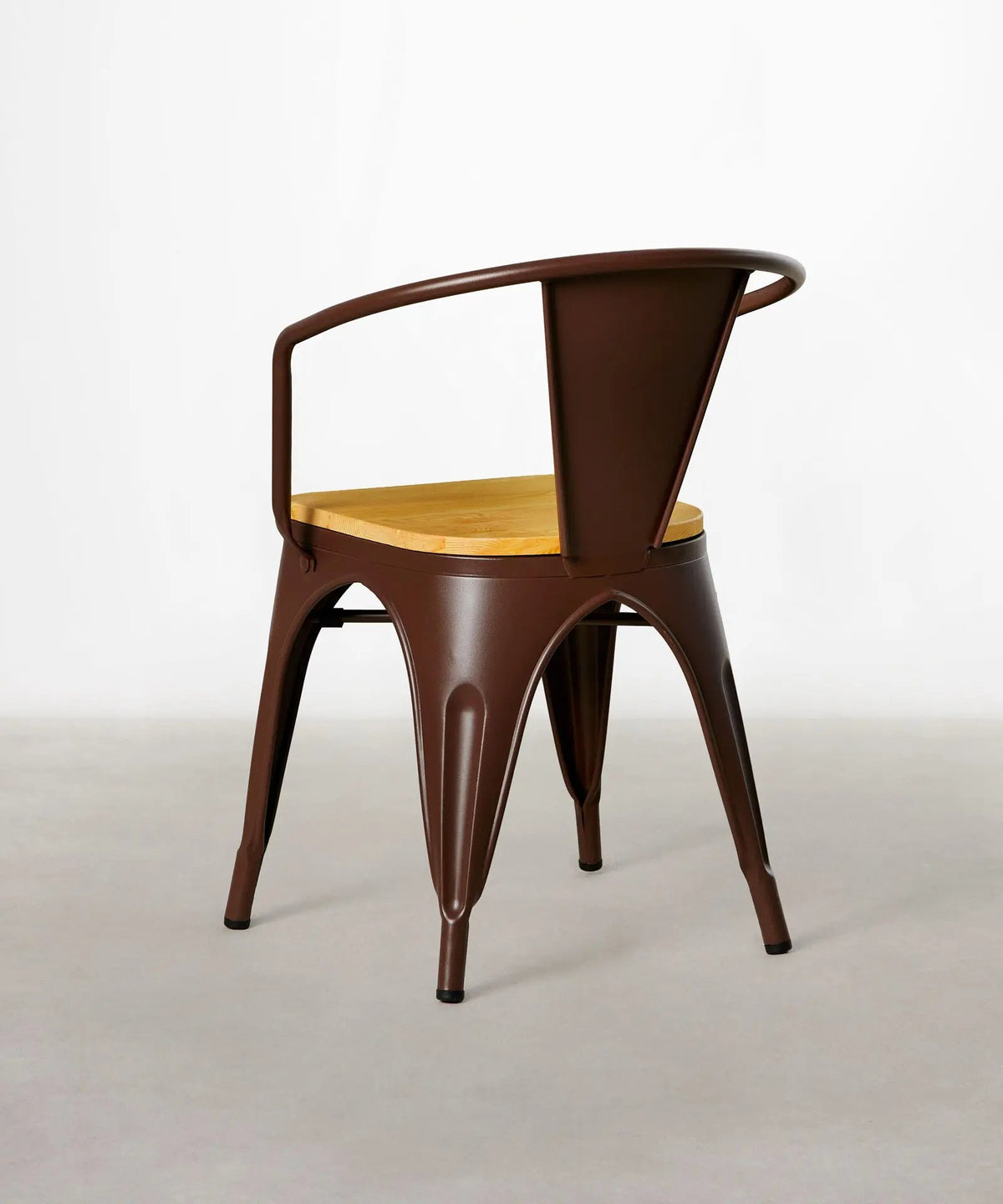 55815409729922 Silla de Comedor de Metal y Madera Tolik Wood Sillas Metálicas Northdeco