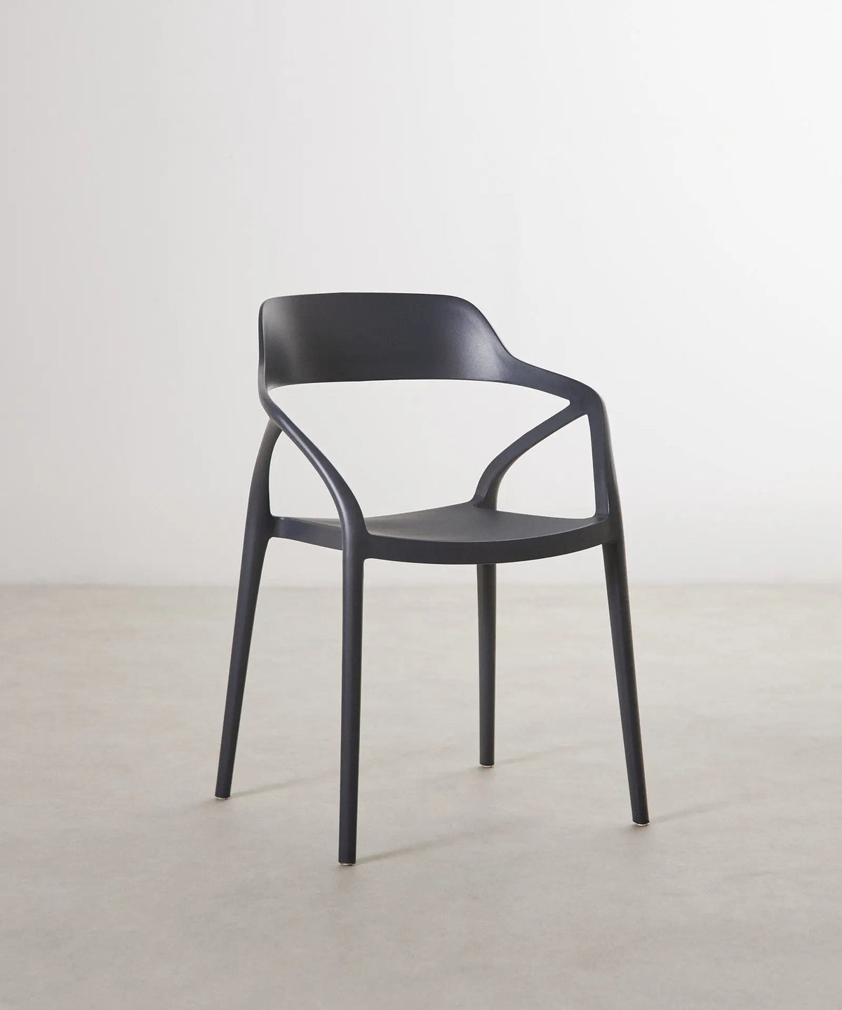 48433243193681 Silla de Polipropileno con Reposabrazos Grace Sillas de Plástico Northdeco