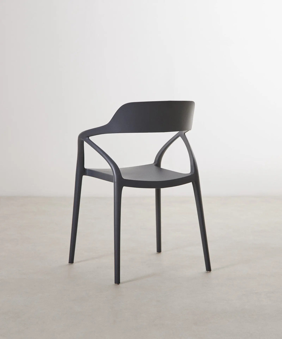 48433243193681 Silla de Polipropileno con Reposabrazos Grace Sillas de Plástico Northdeco